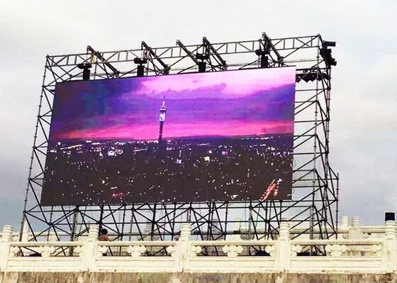 مصباح LED P3.91 شاشة LED داخلية / خارجية على الحائط شاشة LED 3840Hz معدل تحديث