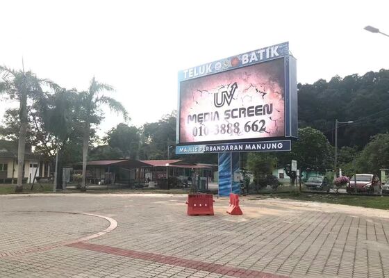 في الهواء الطلق p6 192*192 مللي متر كامل اللون تركيب ثابت شاشة LED خزانة مقاومة للماء شاشة إعلانية LED