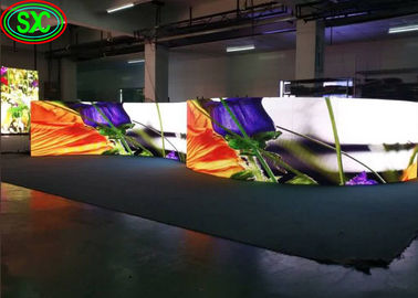 140o/140o زاوية مشاهدة لوحة عرض LED داخلية،جدار الفيديو P3.91/P4.81 عرض LED داخلي كامل اللون