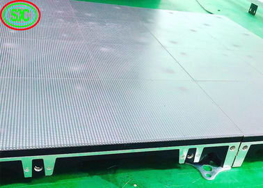 P3.91 إضاءة LED الداخلية بألوان كاملة أرضية الرقص 250 * 250mm LED Module 65410 نقطة / متر مربع