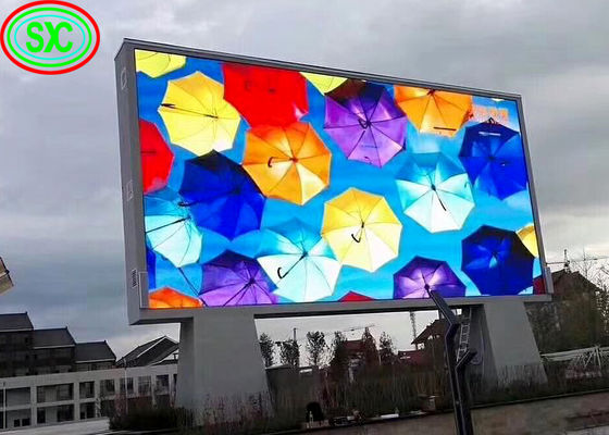 سعر جيد الإعلانات شاشة LED COB P2.5وحدة اللون الكاملة 256 * 128mm 1/4 شاشة إعلانية خارجية مدعومة بالفحص الانترنت