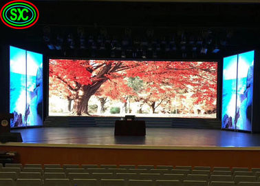داخلي P3.91LED المسرح الستار شاشة خلفية الإعلانات تأجير HD لا سحب