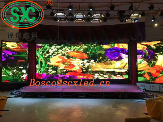 سعر جيد RGB 3 في 1 المرحلة الخلفية شاشة LED شاشة كبيرة عالية الدقة بكسل 160000 الانترنت