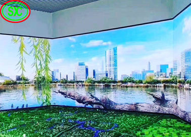 الخلفية الكنيسة المنحنية الكبيرة المسرح LED P3 P4 الحفلات الموسيقية الداخلية في الداخل شاشة عرض LED كامل اللون