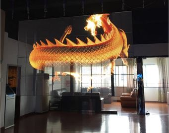 SMD2121 شاشة LED شفافة ملونة كاملة الإعلانات إشارة النافذة