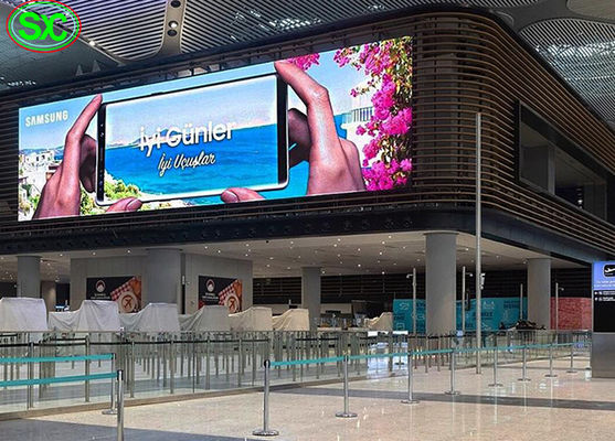 لوحة عرض رقمية ذات سطوع عالية P16 مع جهاز تحكم نووة بعيد