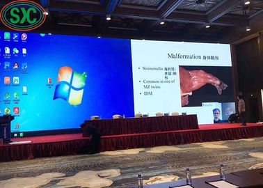P4 لون كامل داخل LED شاشة فيديو حائط 80 * 40 وحدات الدقة لوحات إعلانية