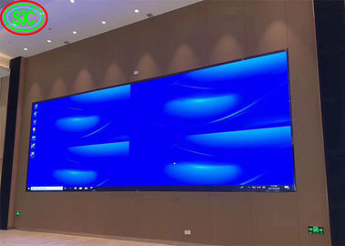 P2.5 الإعلانات في الداخل شاشة LED عالية الوضوح بألوان كاملة دون تركيب جدار مسح