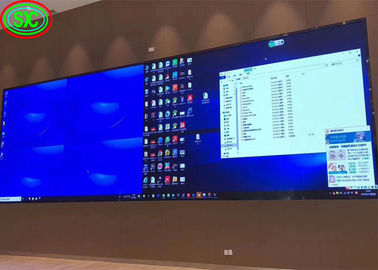 P2.5 الإعلانات في الداخل شاشة LED عالية الوضوح بألوان كاملة دون تركيب جدار مسح