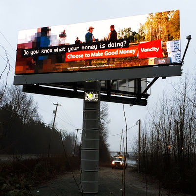 الصين الملونة الكاملة في الهواء الطلق الملعب LED شاشة العرض P10 IP65 960x960mm خزانة