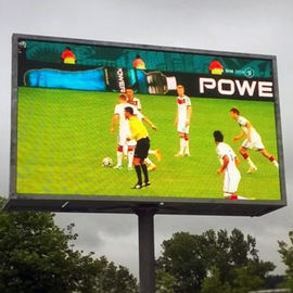 ملون كامل ملعب كرة القدم في الهواء الطلق شاشة LED P10 ضوء عالي HD 960 * 960mm Billboard