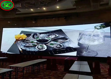 256*128mm داخلية كاملة لون شاشة عرض LED أداء الأمان