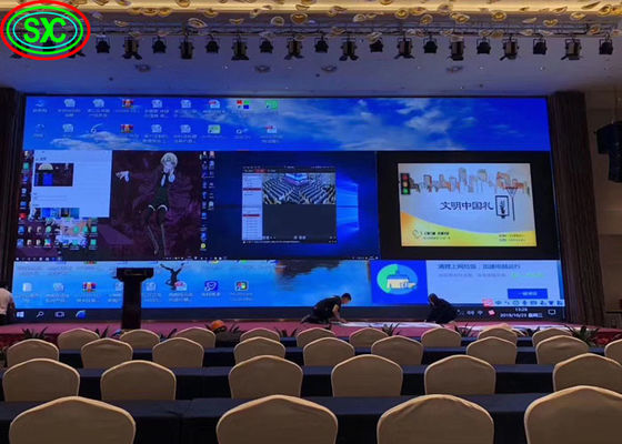 شاشة LED ذات لون كامل داخلية ذات وضوح عالي صغيرة P2.5 P3 LED الإعلان