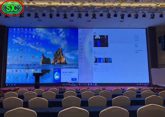 شاشة LED ذات لون كامل داخلية ذات وضوح عالي صغيرة P2.5 P3 LED الإعلان