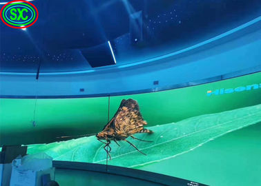 سهلة التثبيت شاشة خلفية LED تأجير، شاشة ستائر LED مرحلة P3.91