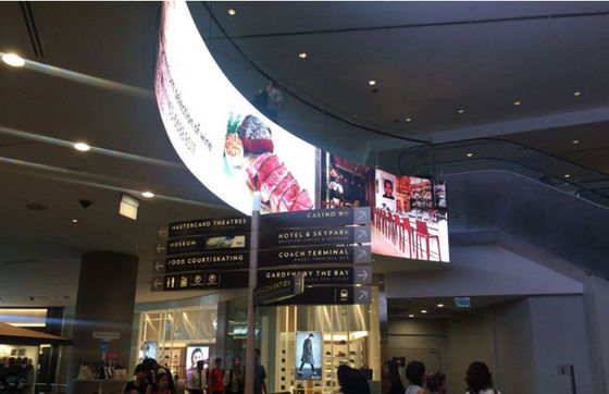 P4 شاشة LED مرنة HD ناعمة