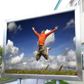 ملون كامل ملعب كرة القدم في الهواء الطلق شاشة LED P10 ضوء عالي HD 960 * 960mm Billboard