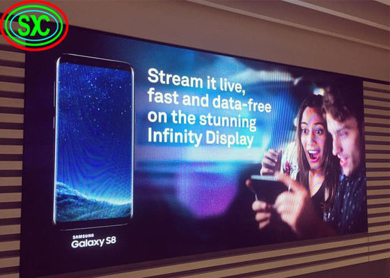 1200cd/m2 الوضوح LED العرض الجداري للفيديو SMD2121 معدل تحديث عالي 3840hz عرض LED داخلي ملون كامل