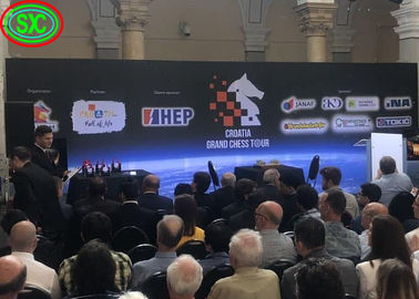 شاشة LED خفيفة الوزن P3.91 داخلية HD كاملة الألوان الإعلانات شاشة عرض مدعوم من المسرح