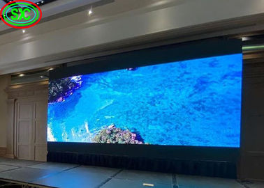 ارتفاع معدل تحديث مرحلة الخلفية الوحدة المغناطيسية الكبيرة P2 شاشة عرض LED جدار فيديو