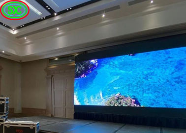 ارتفاع معدل تحديث مرحلة الخلفية الوحدة المغناطيسية الكبيرة P2 شاشة عرض LED جدار فيديو