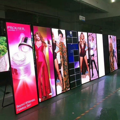 سعر جيد لوحة إعلانات LED ملصق P3 ذات سطوع عالٍ، معدل تحديث 3840 SMD 2121 Led Mirror Poster الانترنت