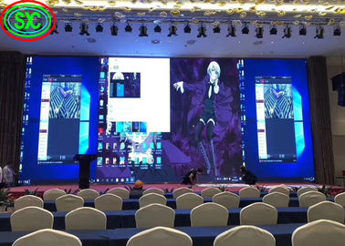 مسرح الزفاف LED حائط فيديو الإعلانات المحمولة العرض الإيجار PH3mm Pixel