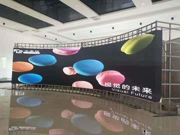 8K LED P2.5 لوحة عرض LED داخلية، شاشة HD Video Wall 18W 1920hz شاشة عرض LED داخلية كاملة اللون