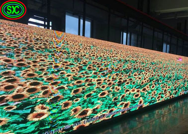شاشة LED ملونة كاملة داخلية 250 * 250 مم مع وضع مسح 1/16