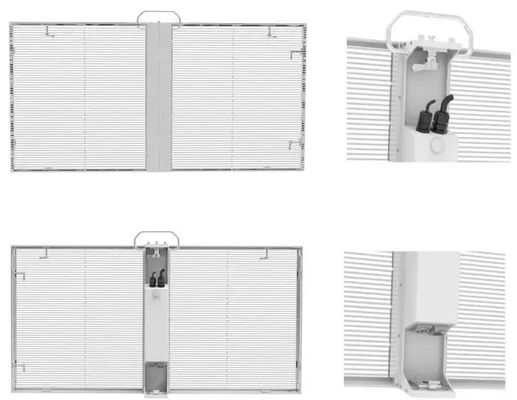 2500 نيتش شاشة LED شفافة