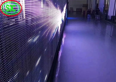سعر المصنع الإعلانات اللاصقة الذاتية رقيقة للغاية P3.75 P5 P6 P8 P10 العرض للزجاج النافذة جدار الشفاف الشريحة LED شاشة
