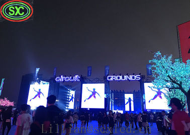 مضاد للماء الصب الصب الصب الصبيان HD 6mm Pixel Pitch Stage شاشة LED حفلة موسيقية حدث خلفية