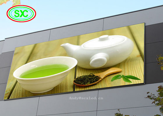 شاشة LED خارجية P4 ملونة بالكامل، مسافة البكسل 4 مم، عمر افتراضي 10000 ساعة