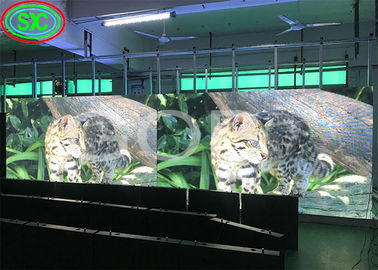 خزانة تأجير الألومنيوم المصبوب الميت 256*128mm داخلية بشاشة LED ملونة GOB