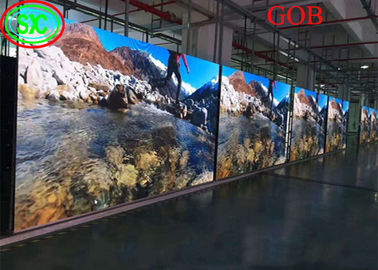 الإعلانات الإلكترونية الداخلية P1.667 P1.875 P2 P2.5 GOB شاشة LED في الهواء الطلق شاشة full color led
