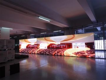 استئجار شاشة الالومنيوم الصب الصبغ الإعلانية RGB داخلية P3.91 1R1G1B HD شاشة LED