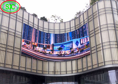 P10 الشاشة المضادة للماء في الهواء الطلق كامل الألوان مضادة للرياح عالية الوضوح لا سحب مظلة LED