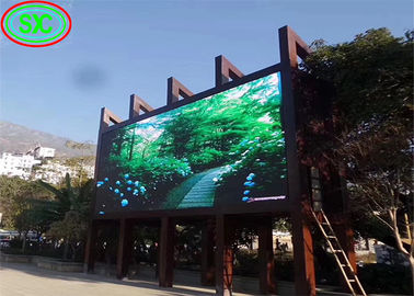 P10 الشاشة المضادة للماء في الهواء الطلق كامل الألوان مضادة للرياح عالية الوضوح لا سحب مظلة LED