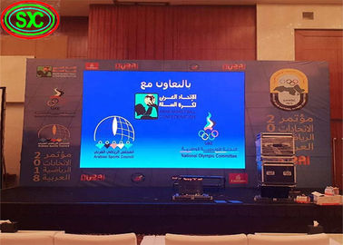 SMD2121 P3 عادي غرفة الألومنيوم المصبوب الصبغ الداخلي عرض ملون كامل مع ثلاث سنوات من الضمان