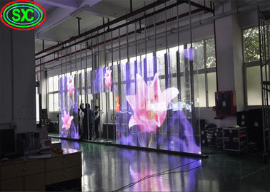 شاشة استئجار مائية في الهواء الطلق فيديو IP65 HD P3.91 شاشة LED شفافة
