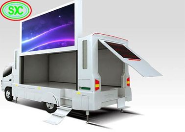 شاشة الشاحنة المحمولة P6 المثبتة شاحنة شاشة LED للسيارة مقاومة للماء المحمول