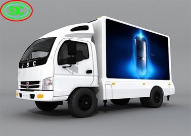 شاحنة كبيرة P6 الشاشة LED الإعلانية للسيارة / فان خارج السينما المقاومة للماء