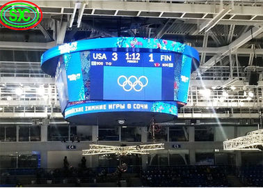 لوحة نتائج الإعلانات في الملعب P4.81 LED Video Wall الإيجار 1R1G1B