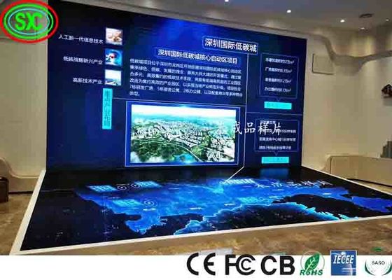 مضاد للماء و غير متأتية أمامية مثبتة P2.5 64 * 64 إعلانات داخلية شاشة LED