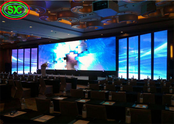IP34 P2 العرض LED للإيجار 1/32 مسح HD 128 * 64 دقة داخلية لمراكز التسوق