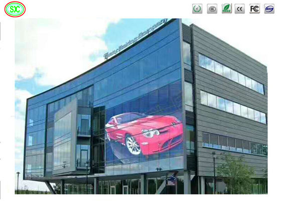 داخلي P3.9-7.8 شاشة عرض LED شفافة كاملة اللون SMD منحنية LED الفيديو الحائط الزجاجية LED شاشة لعرض