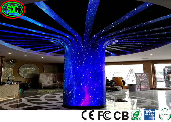 شاشة LED Full Color HD داخلية مع معدل تحديث عالي ، مناسبة لردهة الفندق ، الحفلات الموسيقية