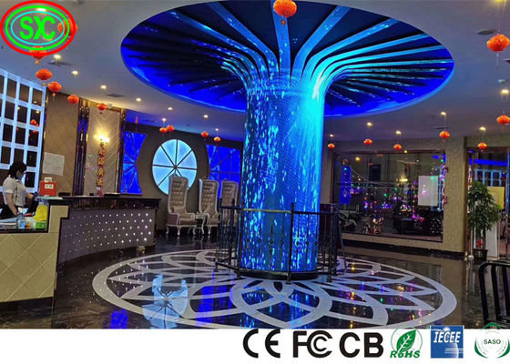 شاشة LED Full Color HD داخلية مع معدل تحديث عالي ، مناسبة لردهة الفندق ، الحفلات الموسيقية