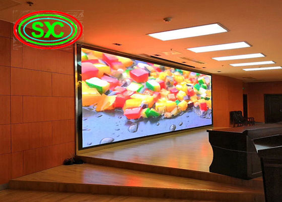 P3.91 HD لون كامل RGBLED الالومنيوم المسالك الصب الشاشة ارتفاع معدل التحديث 500 * 1000MM مجلس الوزراء