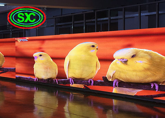 شاشة RGB LED معتمدة مع زاوية مشاهدة 140/60 حياة طويلة شاشة full color led